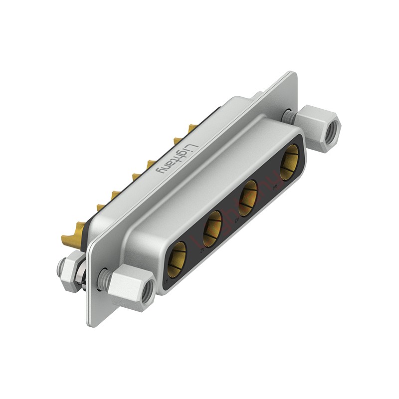 4W4母短體焊線/配螺絲螺母/大電流30A