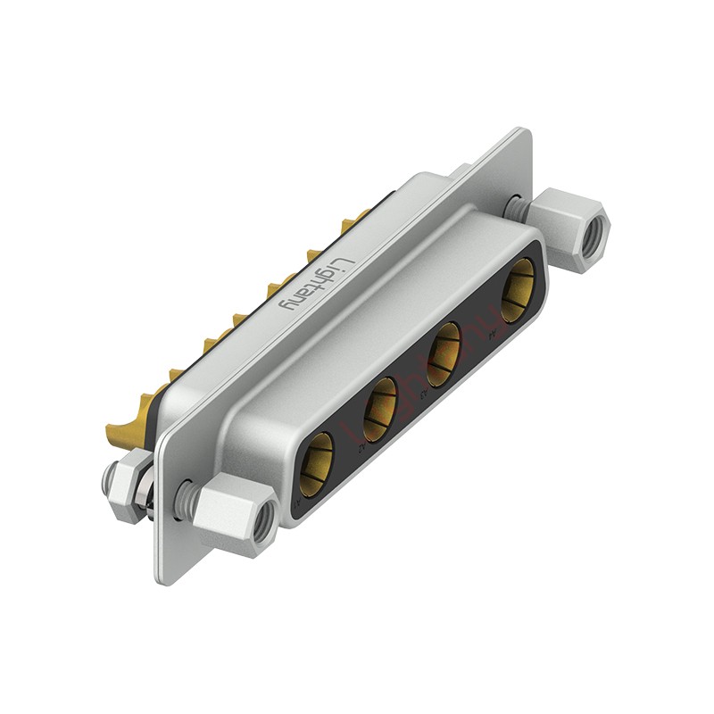 4W4母短體焊線/配螺絲螺母/大電流40A