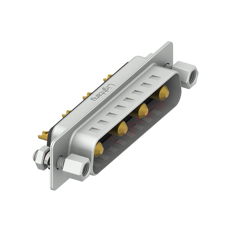 4W4公短體焊線/螺絲螺母/大電流20A