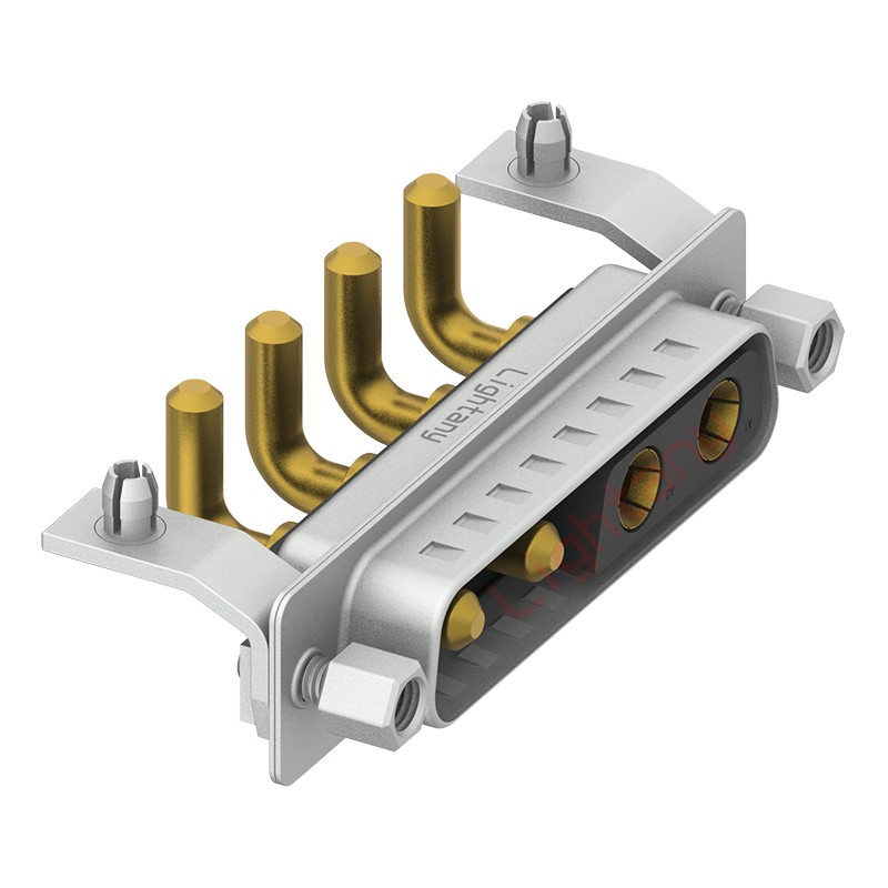 4V4公PCB彎插板/鉚支架10.8/大電流30A