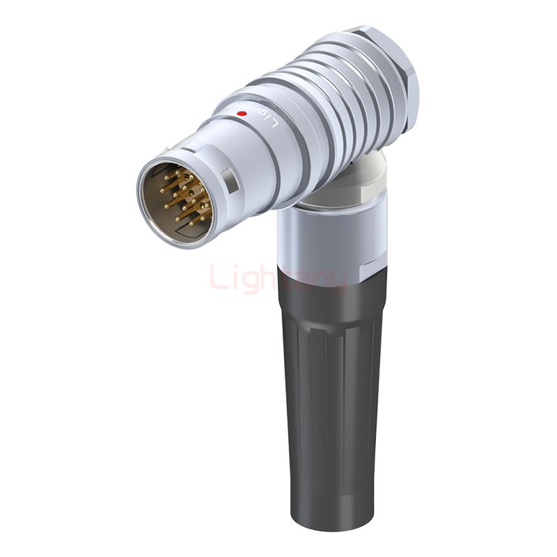 FHG.3B.014.CLAD10Z帶護(hù)套彎式插頭