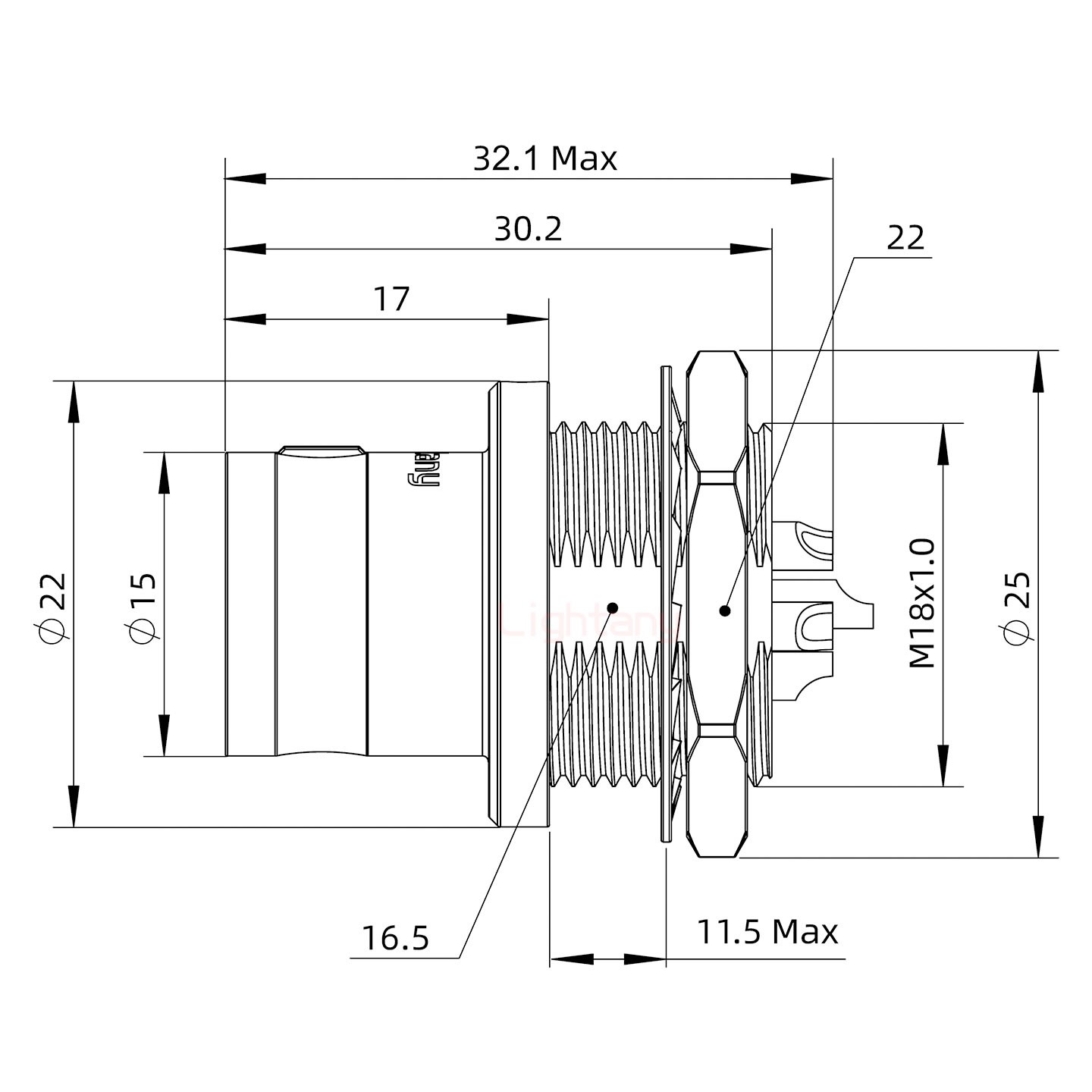 FAG.3B.009.CLA固定式插頭
