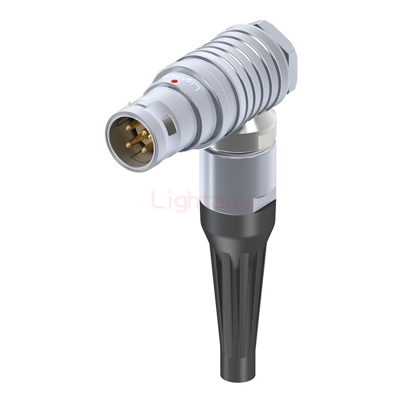 FHG.2B.004.CLAD42Z推拉自鎖帶護(hù)套彎式插頭