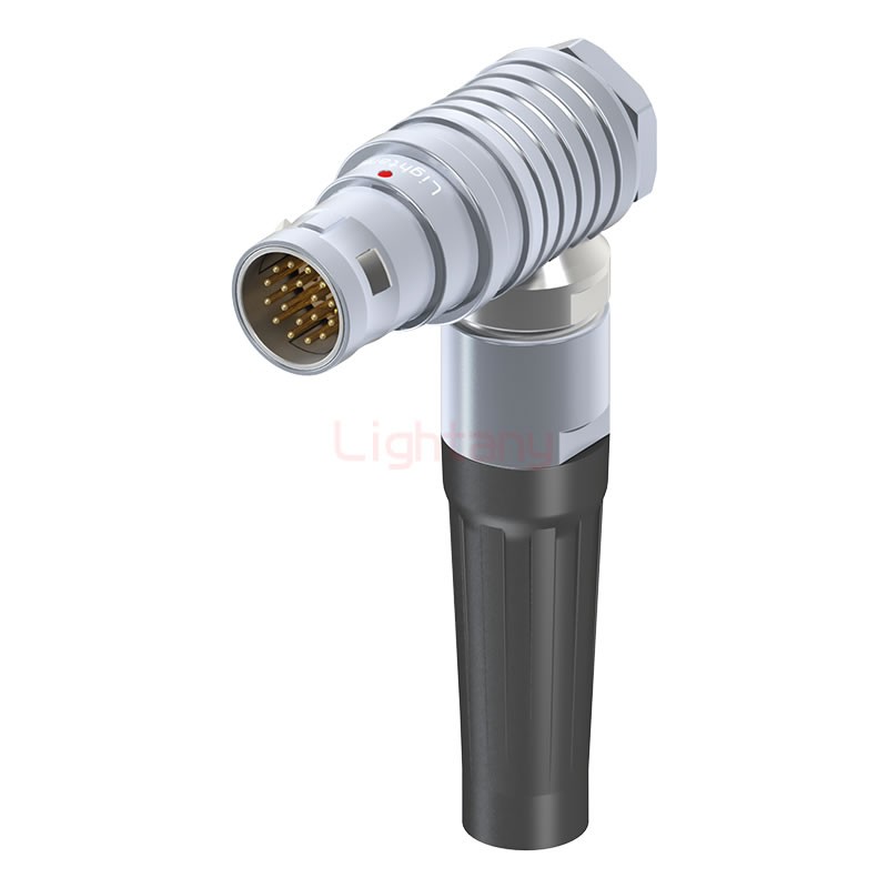 FHG.2B.018.CLAD92Z推拉自鎖帶護(hù)套彎式插頭