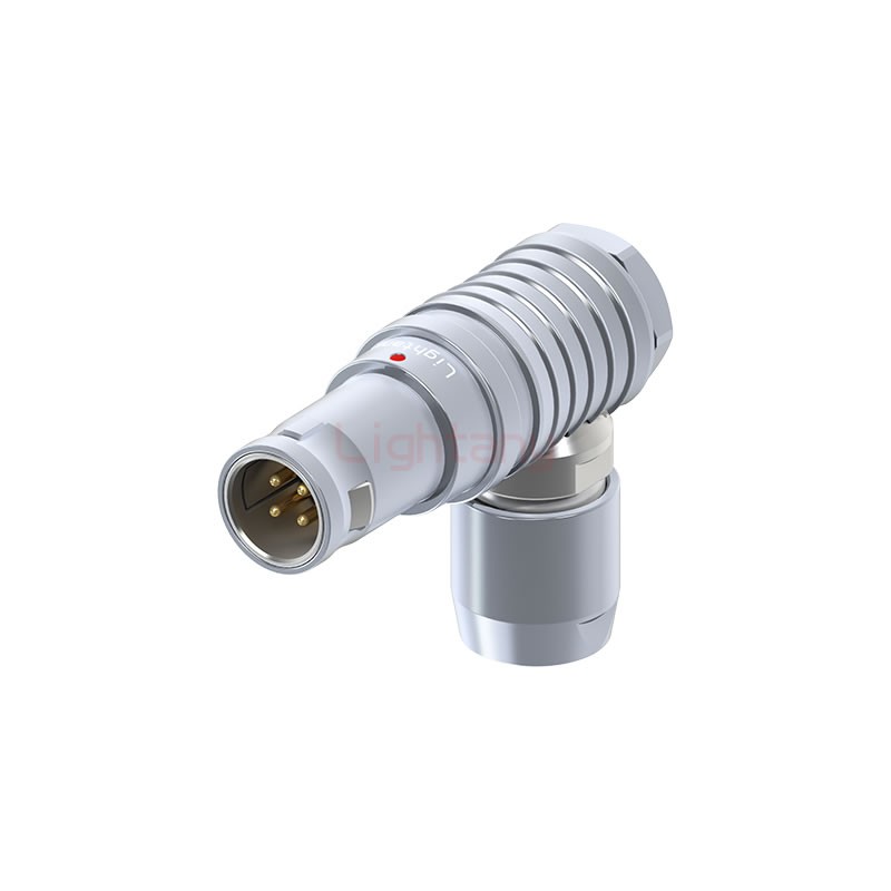 FHG.1B.004.CLAD52推拉自鎖彎式插頭