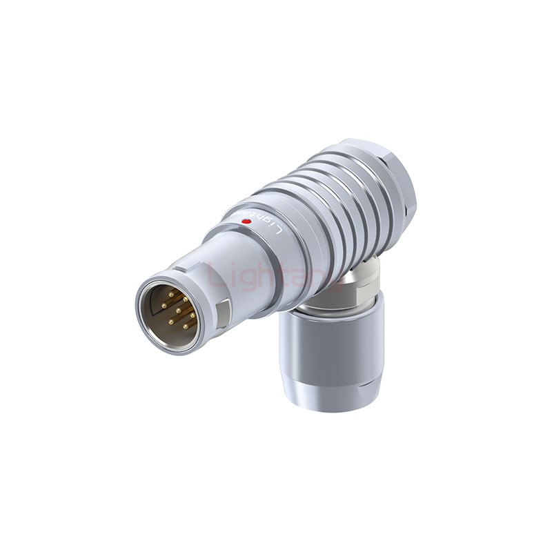 FHG.1B.007.CLAD62推拉自鎖彎式插頭