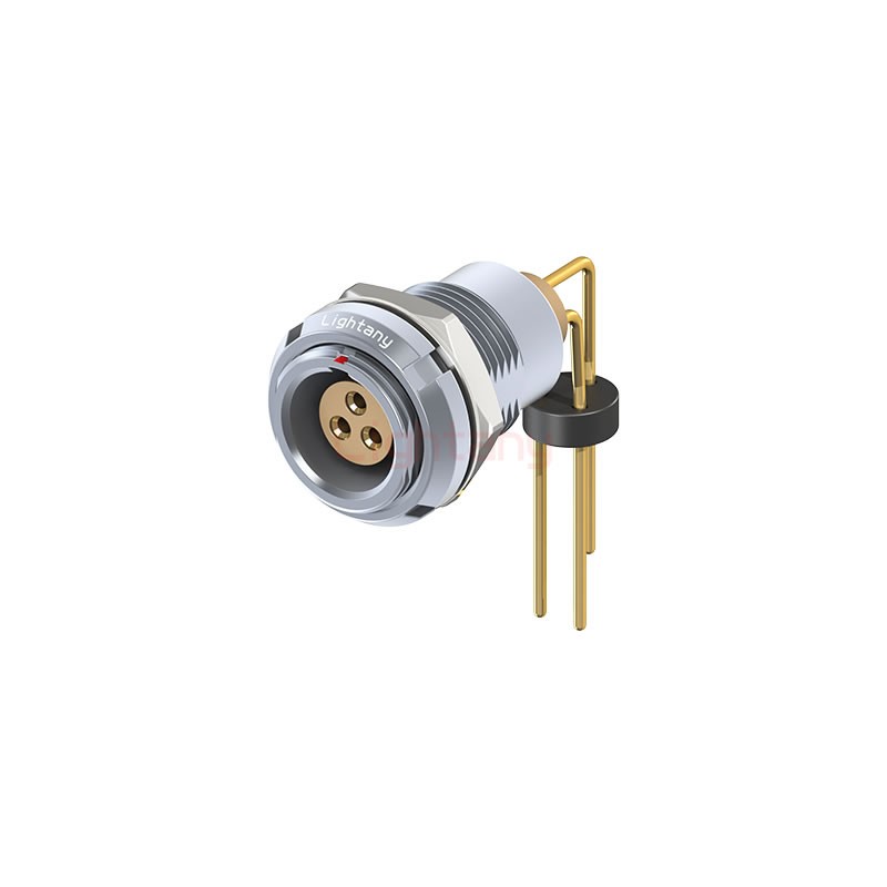 ECG.0B.003.CLV推拉自鎖雙螺母插座 彎插板