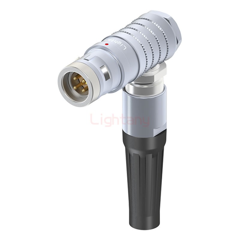 FHG.2K.004.CLAK90Z推拉自鎖帶護套彎式插頭